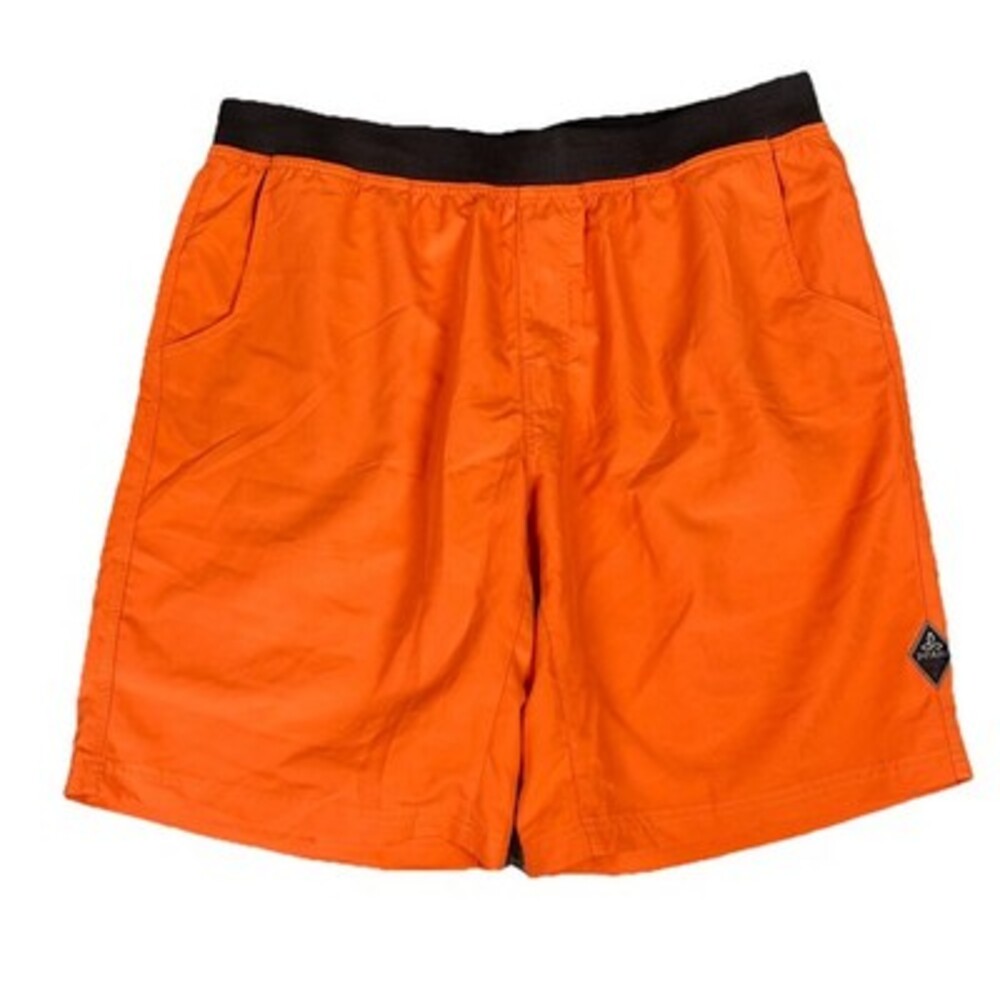 prAna Men's Mojo Shorts XL Orange Lightweight UPF 50 Quick Dry Outdoor Athleisur